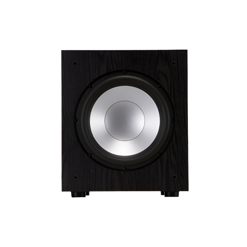 Jamo J10 Subwoofer in black in front view